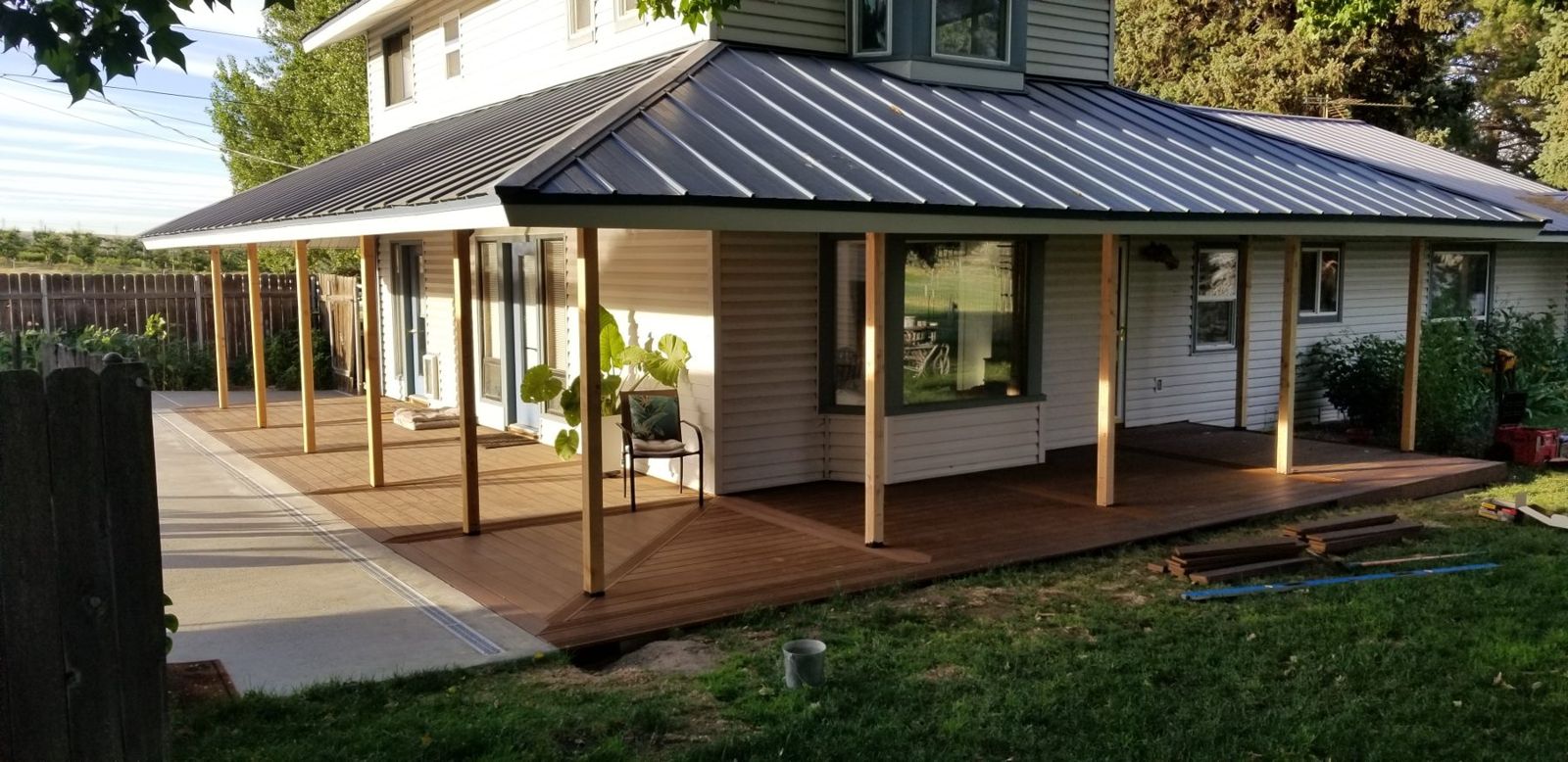 River Rd., bamboo decking